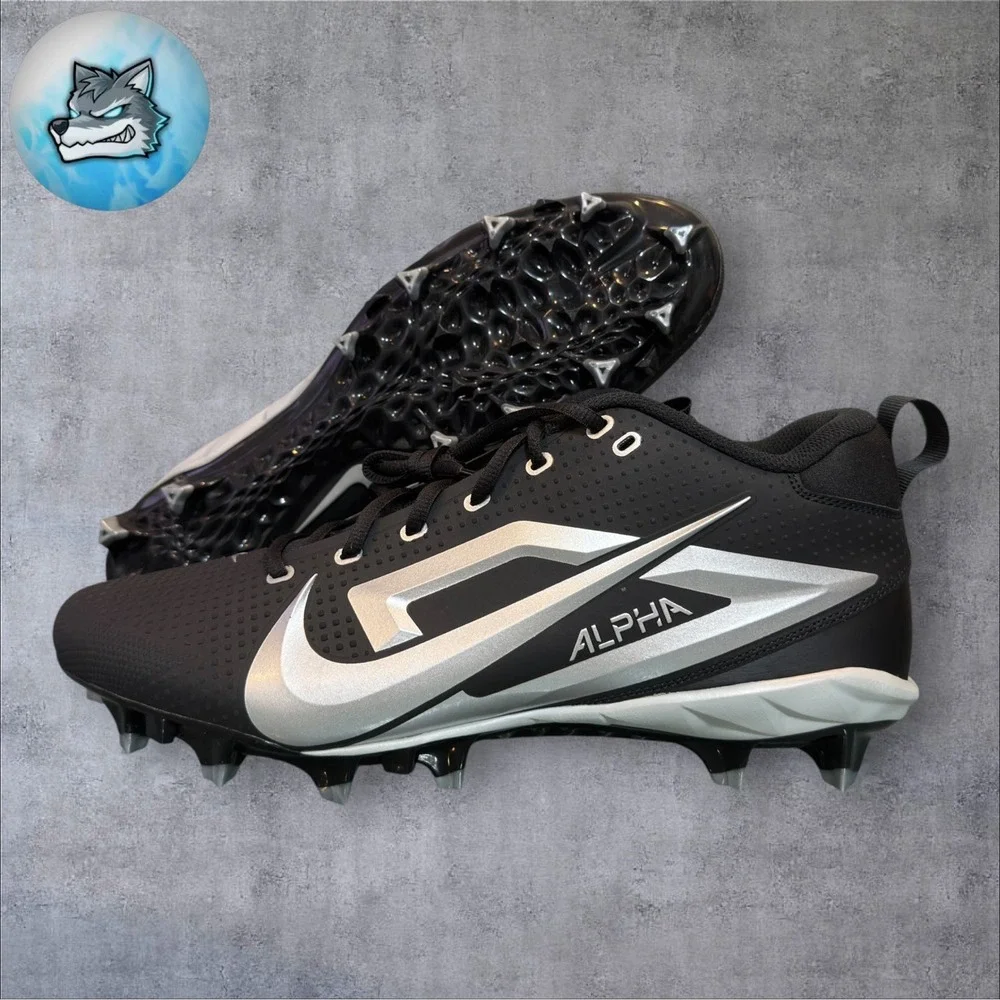 Nike Alpha Menace Varsity 4 Oregon Player PE Football Cleats Men's Size 13.5 W